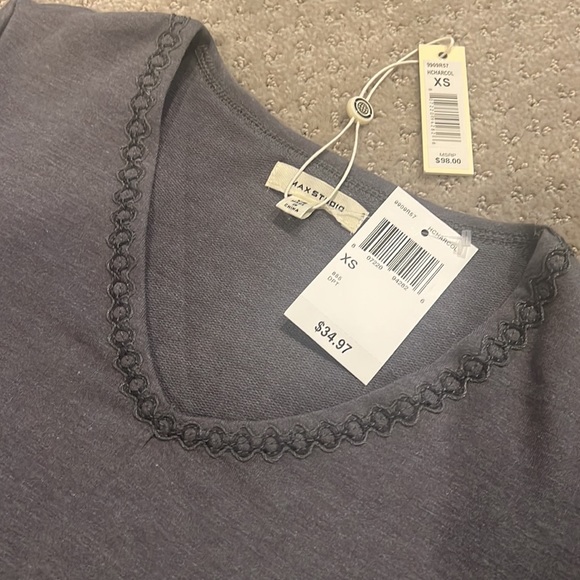 Woman’s long sleeve dress. Size XS. Color: charcoal. Never worn. From:Nordstrom - Picture 3 of 4